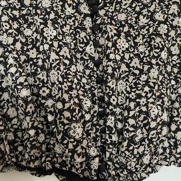 Zara Cropped Long Sleeve Blouse - Picture 4 of 5